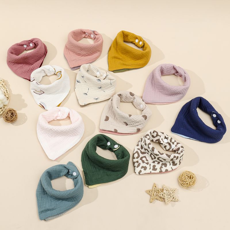 Casual Animal Cartoon Solid Color Cotton Baby Accessories