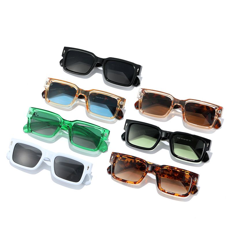 Basic Square Ac Square Full Frame Men's Sunglasses