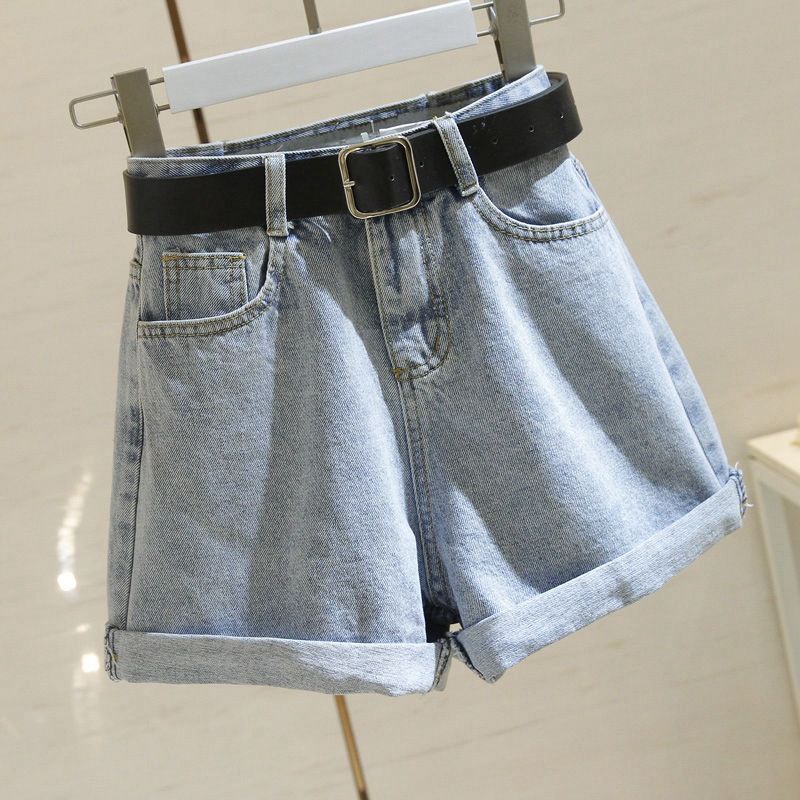 Women's Daily Simple Style Solid Color Shorts Button Shorts