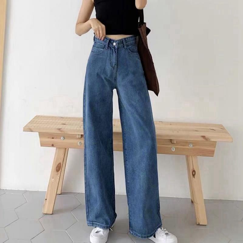 Women's Daily Casual Solid Color Full Length Jeans