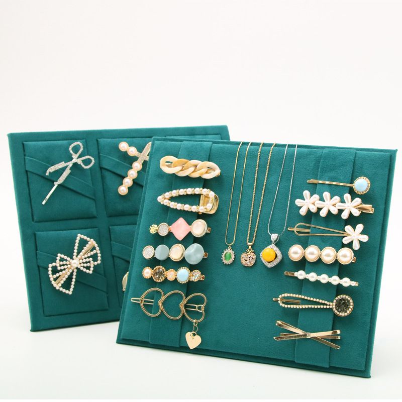 Simple Style Rectangle Flannel Jewelry Rack