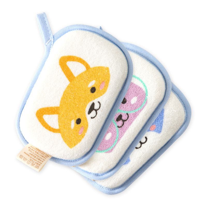Asual Animal Sponge Bath Towel Baby Accessories