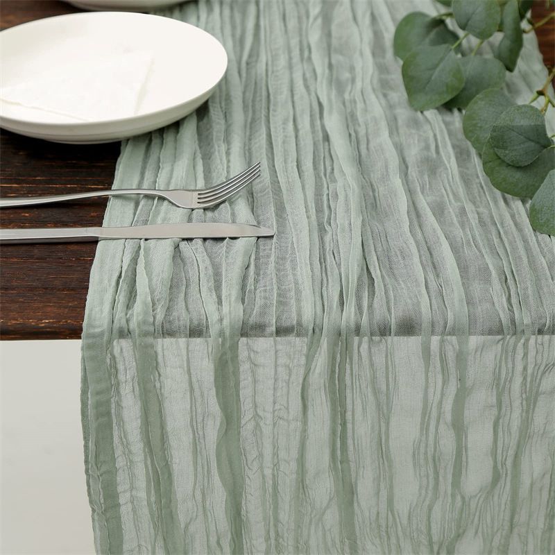 Casual Solid Color Polyester Table Runner