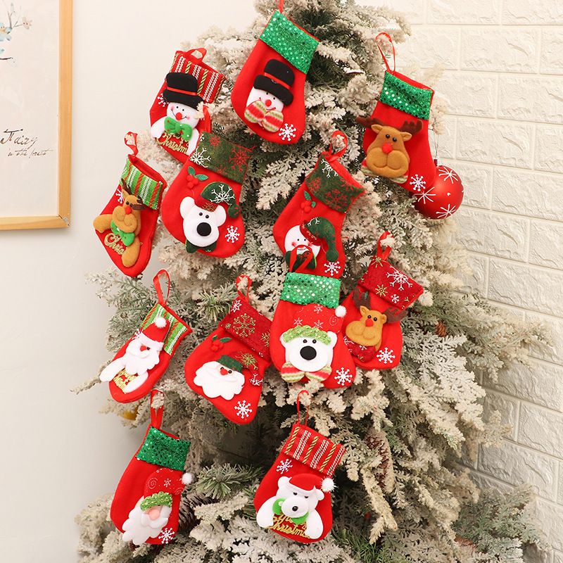 Weihnachten Süß Elch Tuch Gruppe Hängende Ornamente