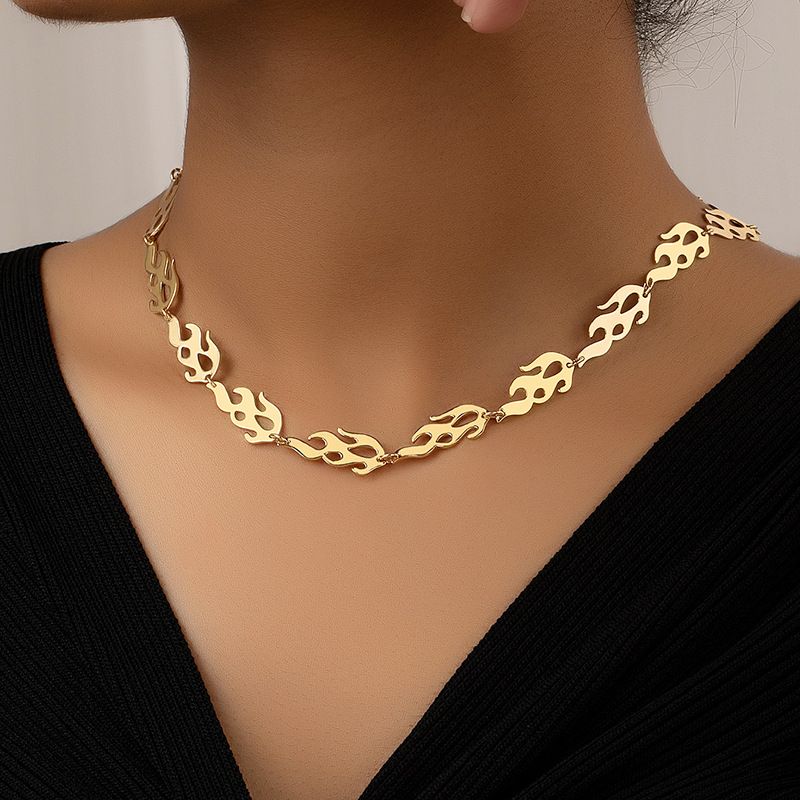 Lady Geometric Alloy Women's Necklace