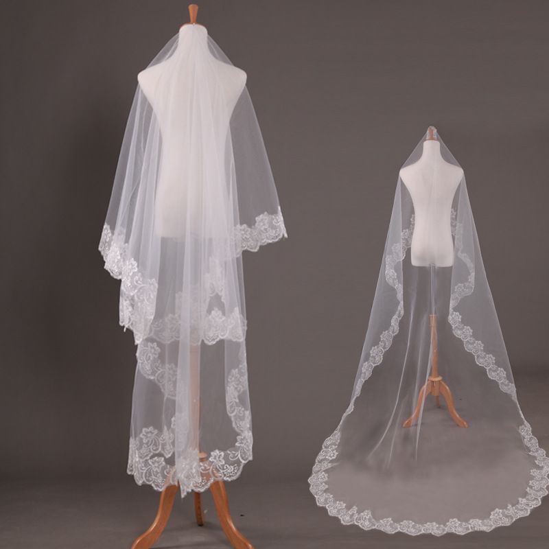 Bridal Romantic Solid Color Flower Gauze Birdcage Veils