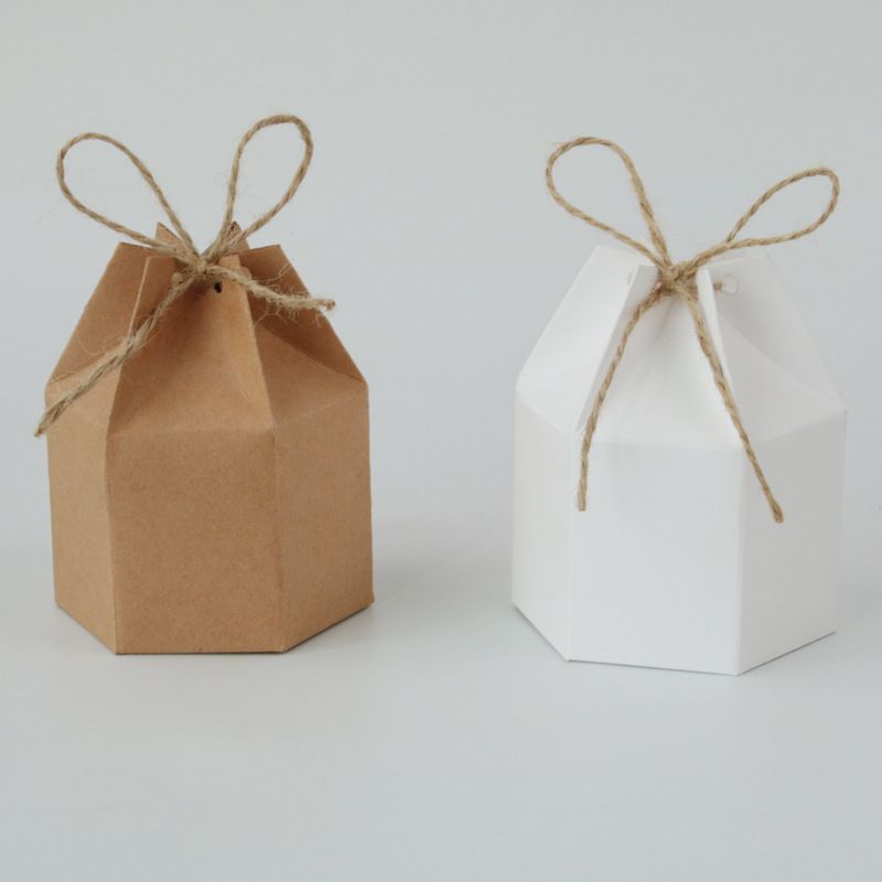 Hexagon 250g Kraft Paper Banquet Party Gift Wrapping Supplies