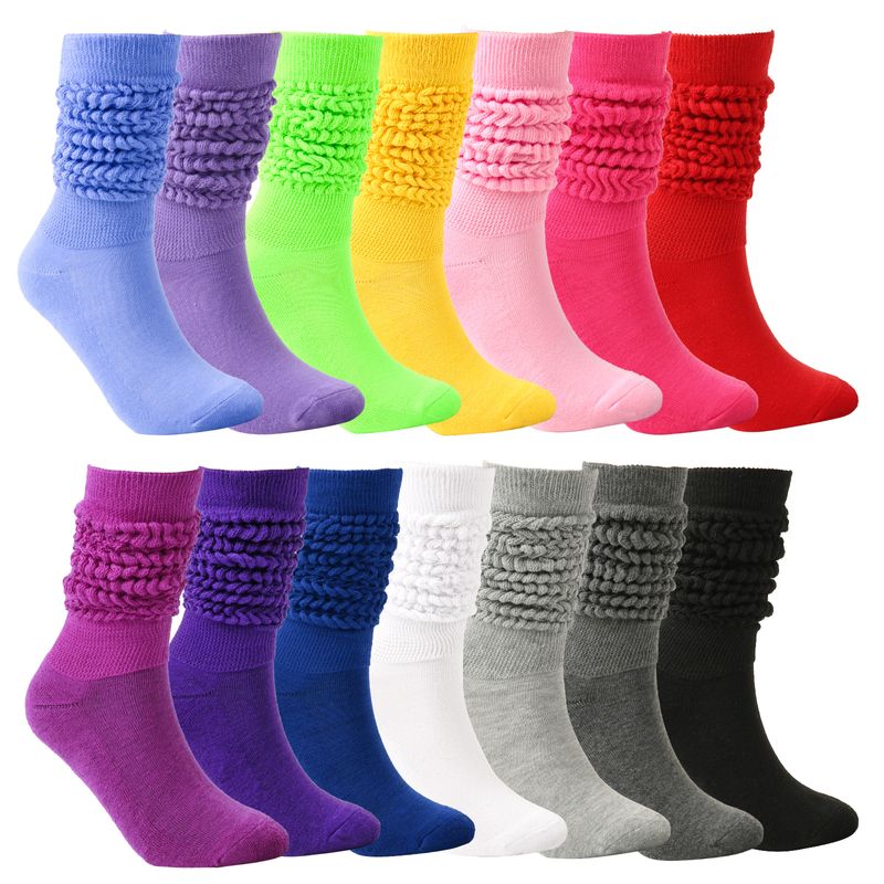 Women's Casual Solid Color Polyester Over The Knee Socks A Pair