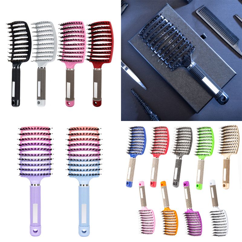Sweet Solid Color Plastic Hair Combs