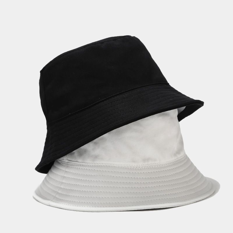 Unisex Elegant Simple Style Solid Color Bucket Hat