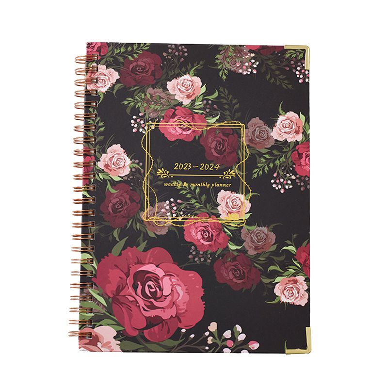 Planner English Rollover Coil Notebook With Divider Pages