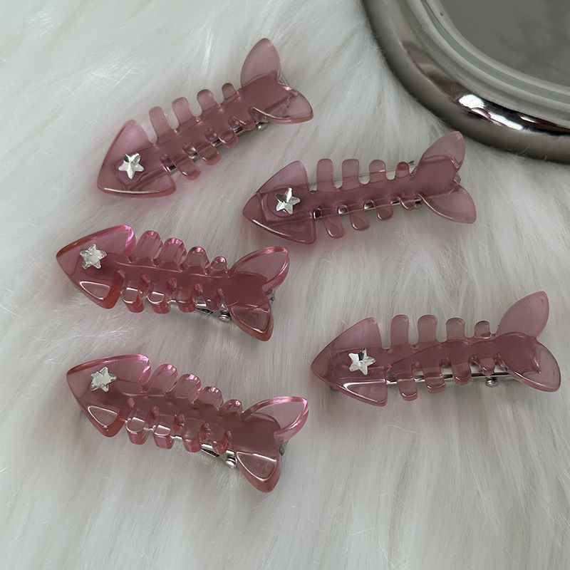 Y2k Cute Star Fish Plastic Resin Hair Clip