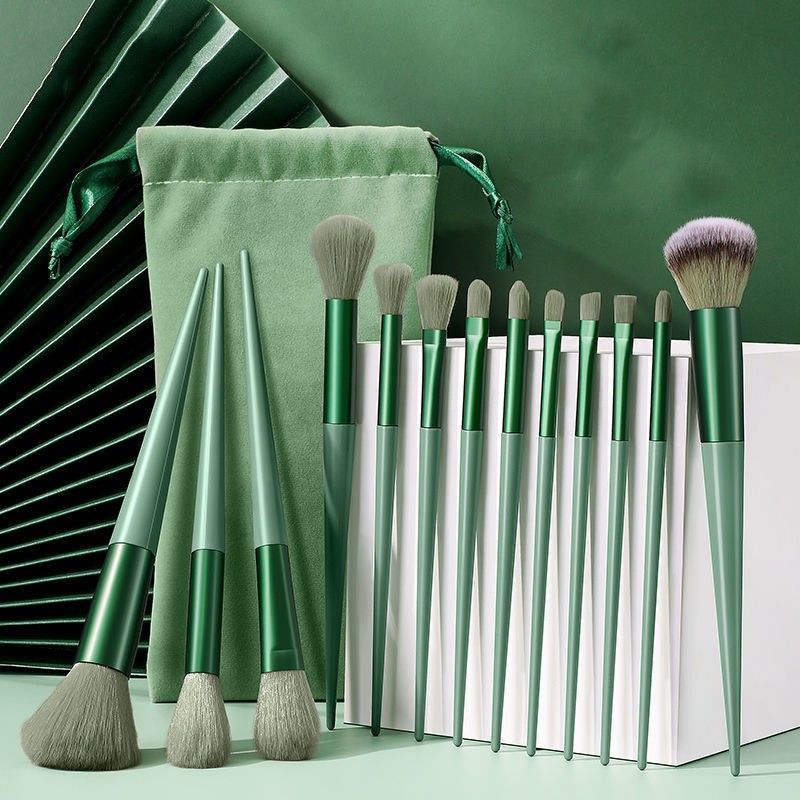 Lady Simple Style Artificial Fiber Plastic Handgrip Makeup Brushes 1 Set
