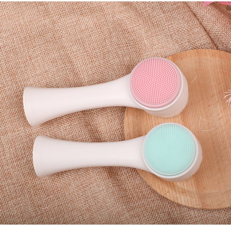 Double-sided Silicone Cleansing Makeup Remover Face Brush