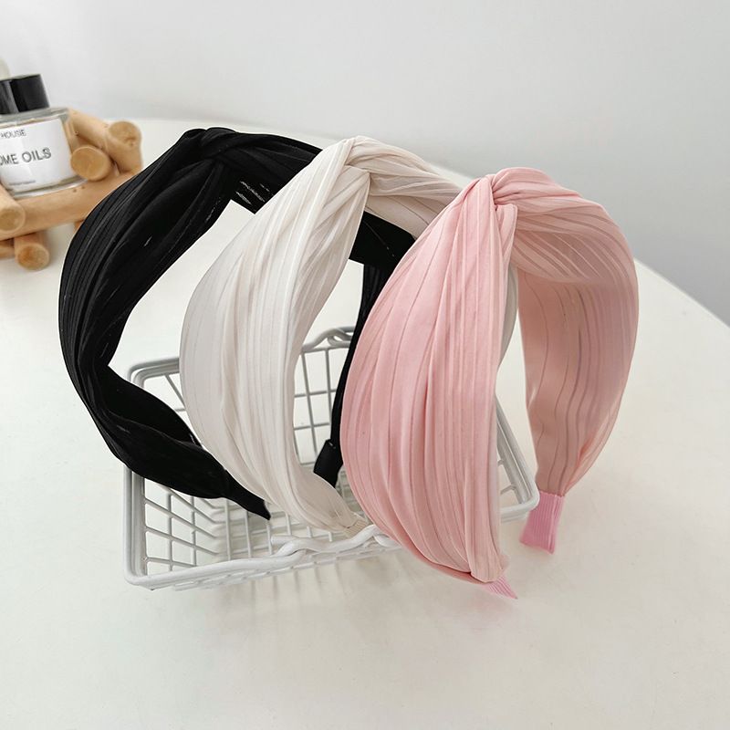 Ferien Einfarbig Tuch Handgemacht Haarband