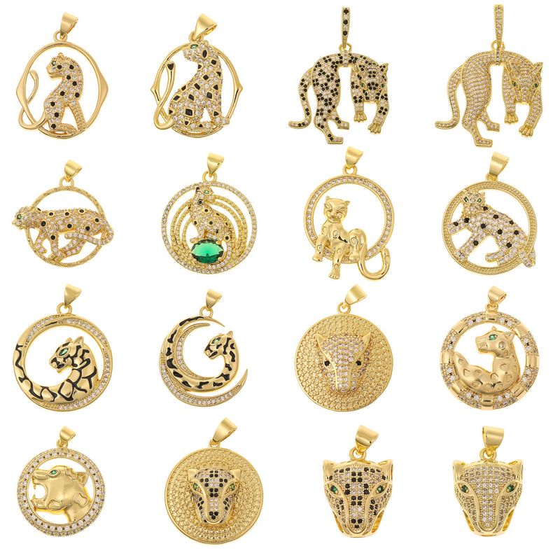 Casual Animal Zircon Copper Wholesale Charms Jewelry Accessories