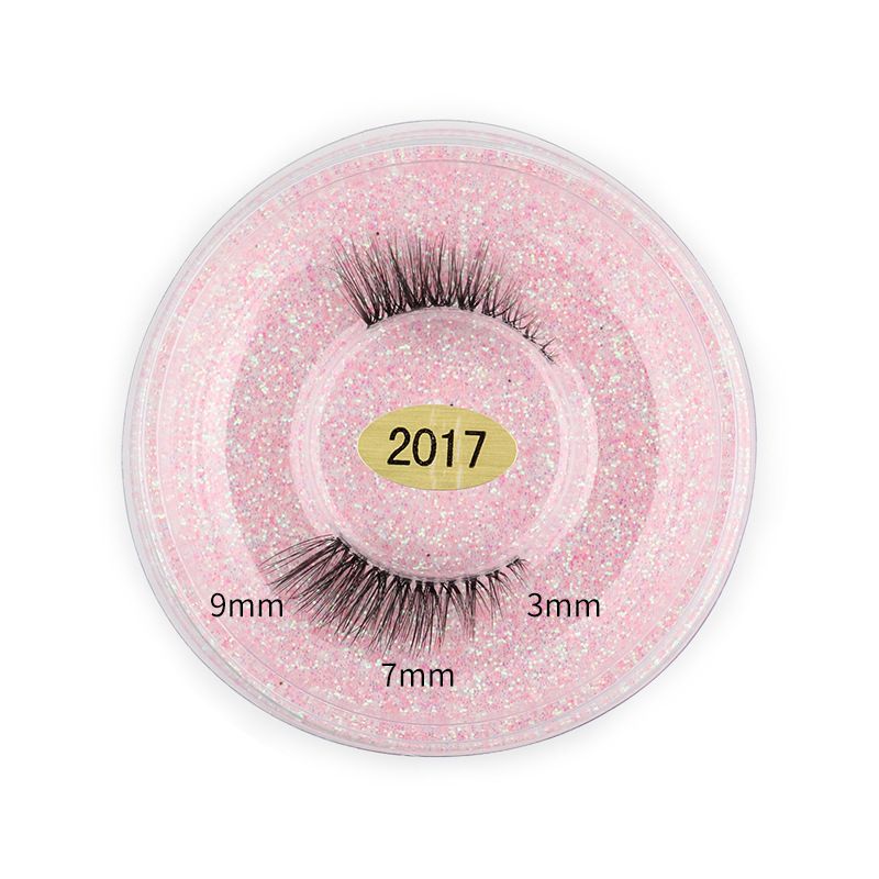 Queen Round Solid Color Imported Fiber False Eyelashes 1 Pair