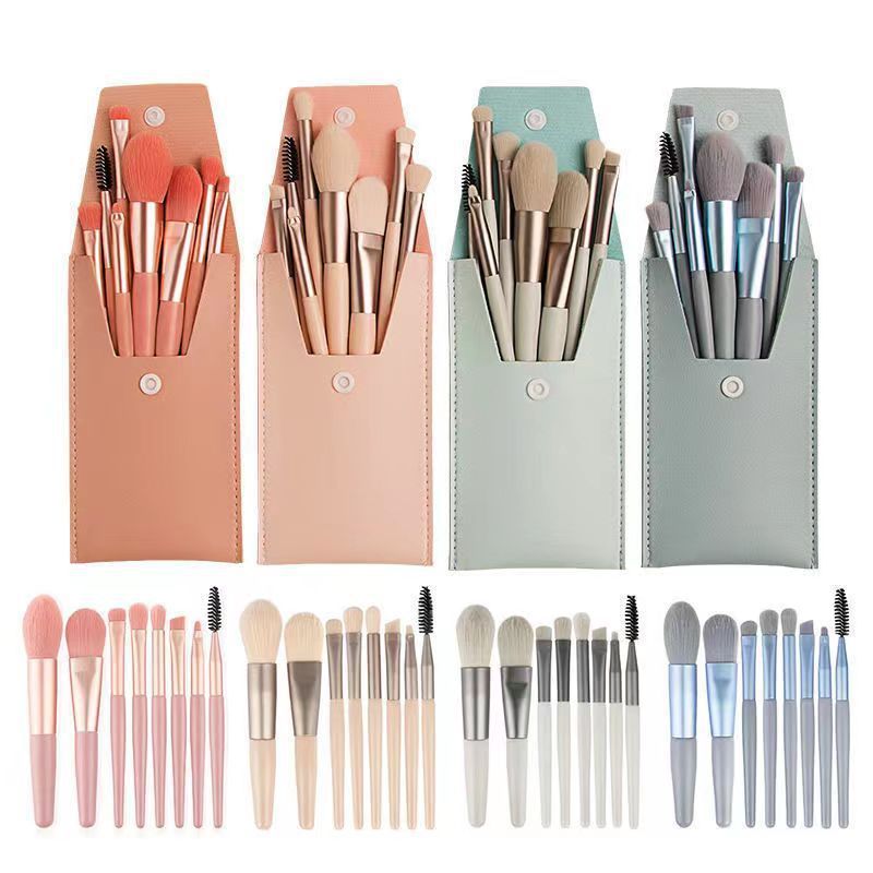 Simple Style Artificial Fiber Aluminum Tube Makeup Tool Sets 1 Set