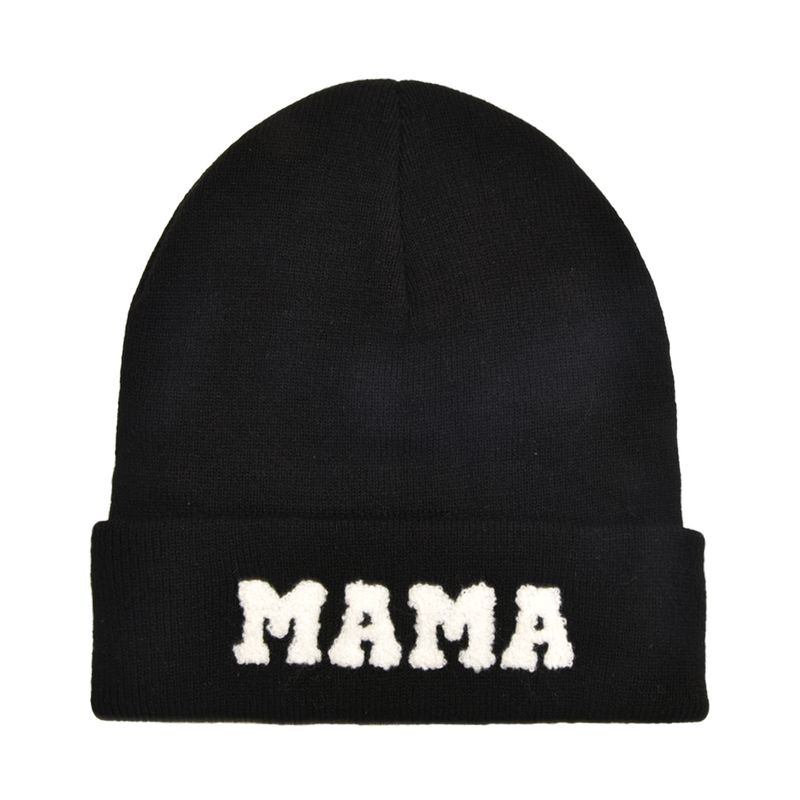 Women's Embroidery Letter Embroidery Eaveless Wool Cap