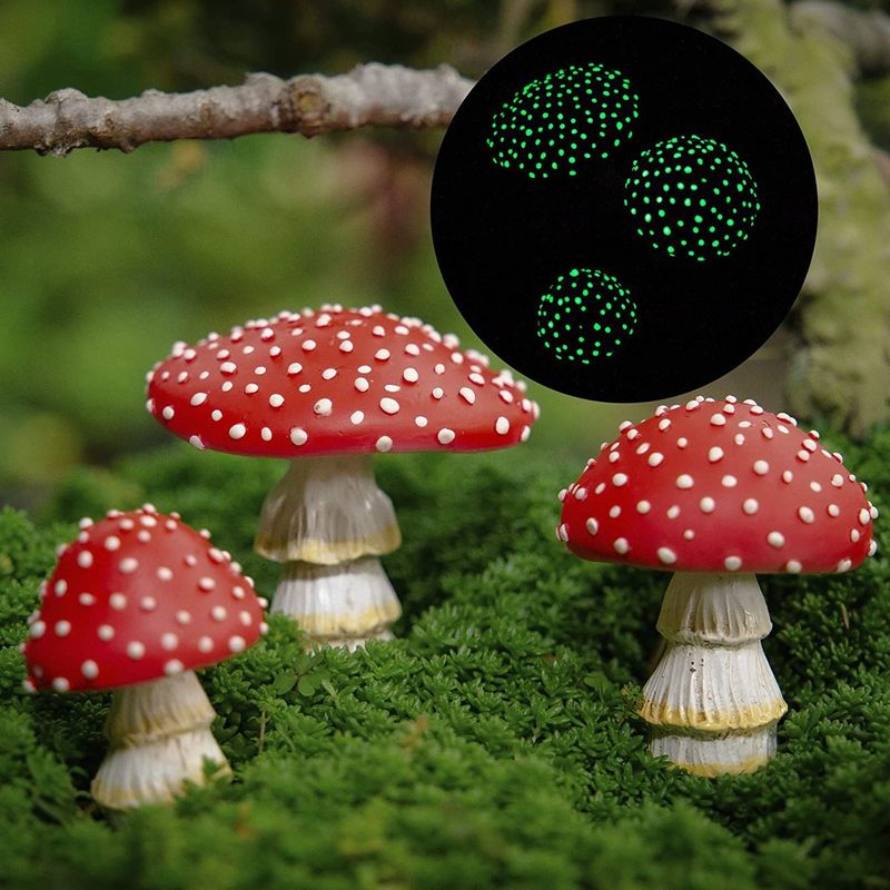 Casual Mushroom Synthetic Resin Daily Decoration