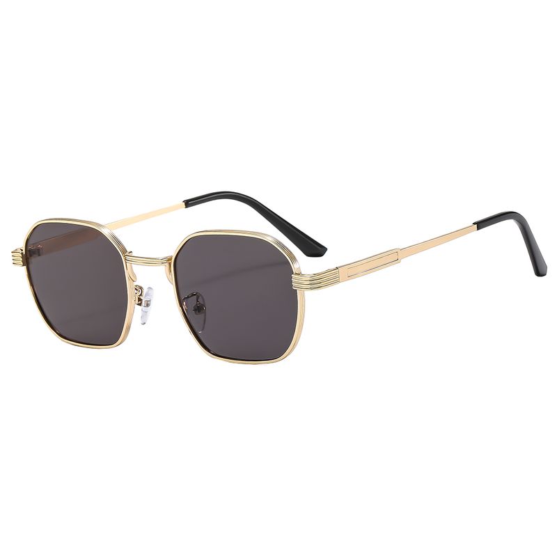 Ig Style Streetwear Solid Color Ac Square Full Frame Women's Sunglasses