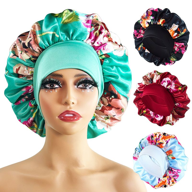 Women's Sweet Flower Eaveless Shower Cap