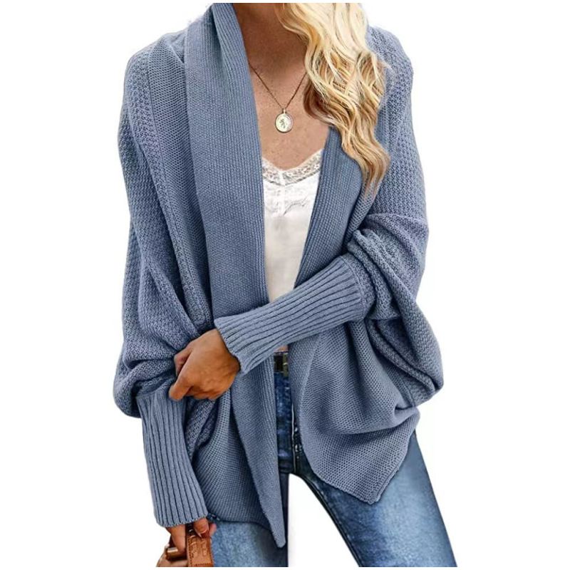 Women's Cardigan Long Sleeve Sweaters & Cardigans Casual Solid Color