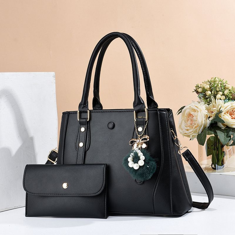 Frau Alle Jahreszeiten Pu-leder Elegant Klassischer Stil Strassenmode Schultertasche Taschen-sets Handtasche