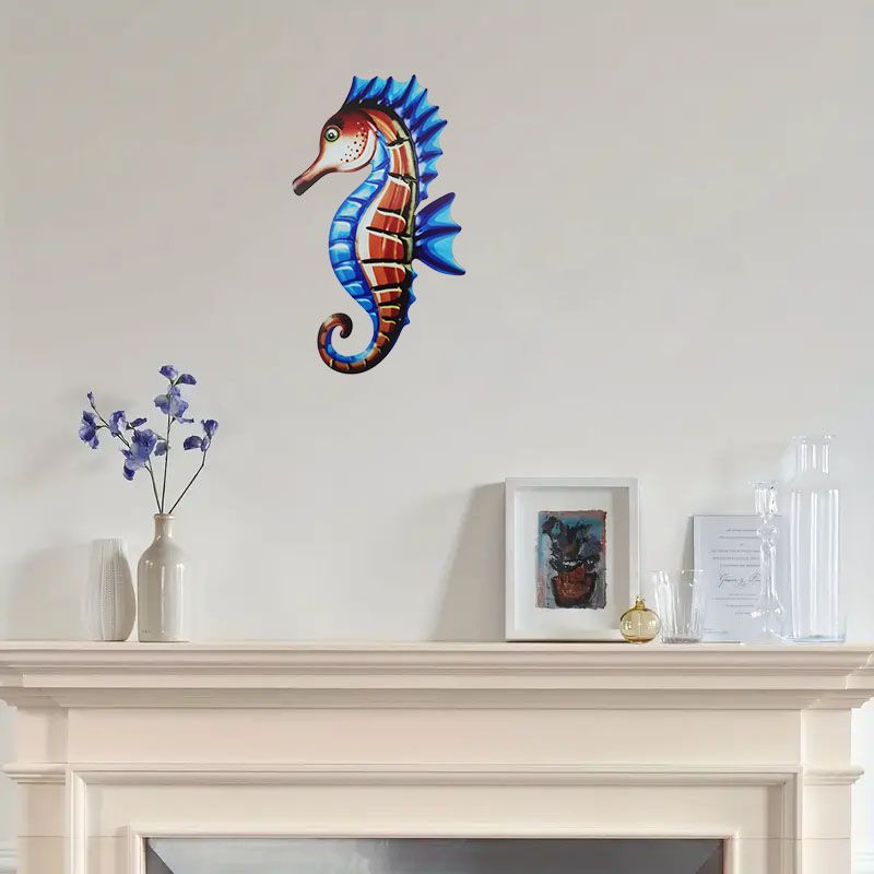 Style Marin Hippocampe Le Fer Autocollant Mural Art Mural