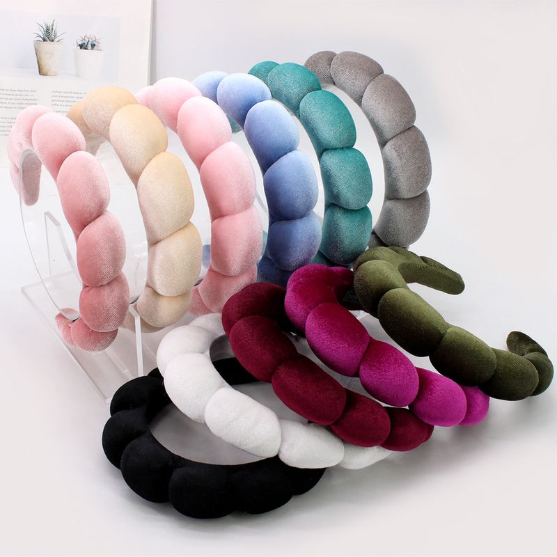 Basic Moderner Stil Einfarbig Tuch Haarband