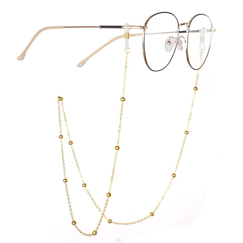 Casual Solid Color Metal Women's Glasses Chain