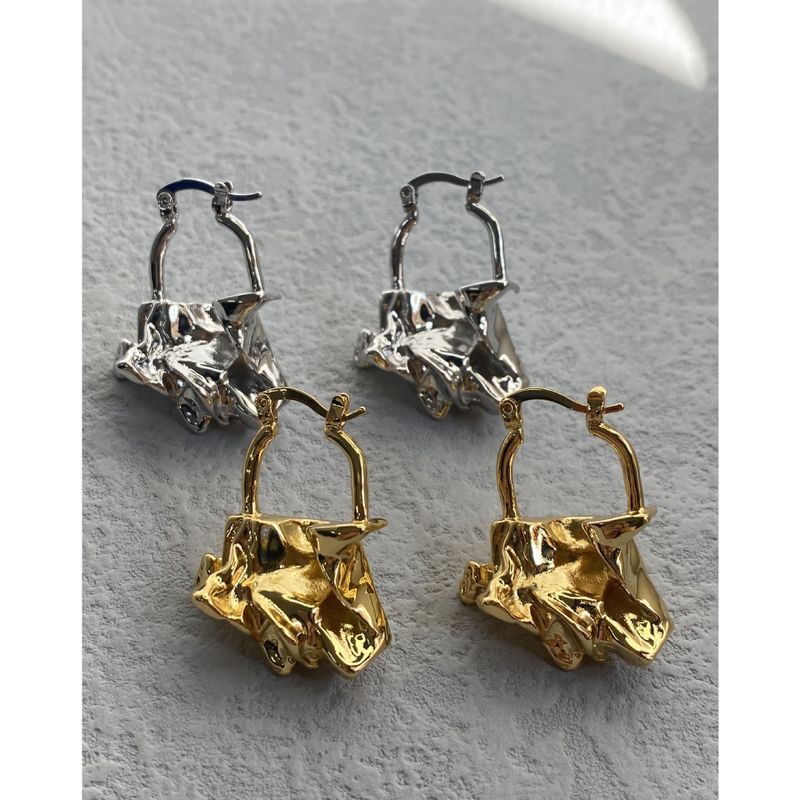 1 Pair Modern Style Geometric Plating Metal Earrings