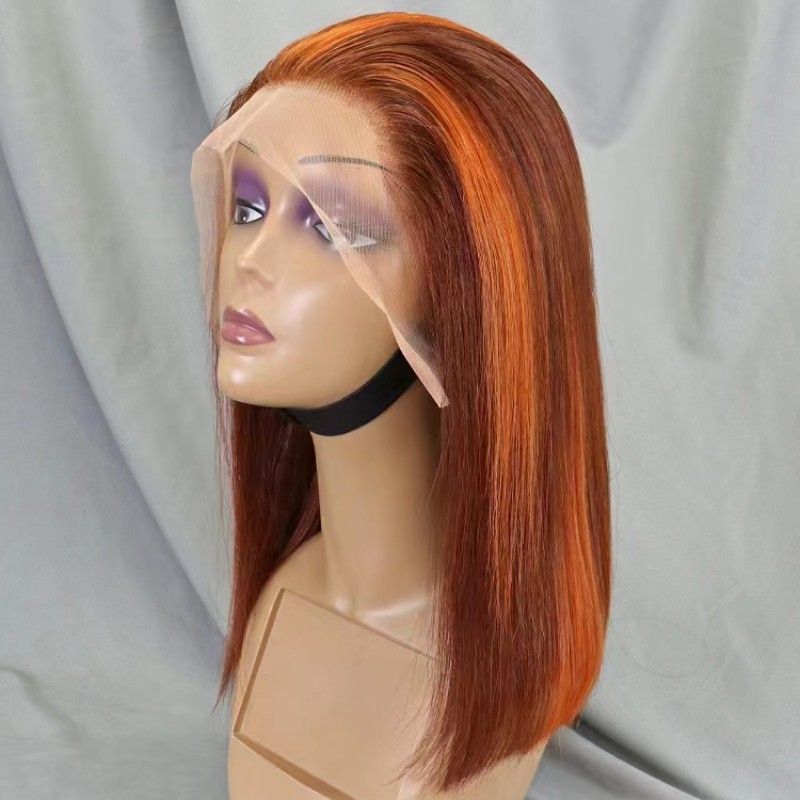 Women's Casual Holiday Real Hair Straight Hair Wigs