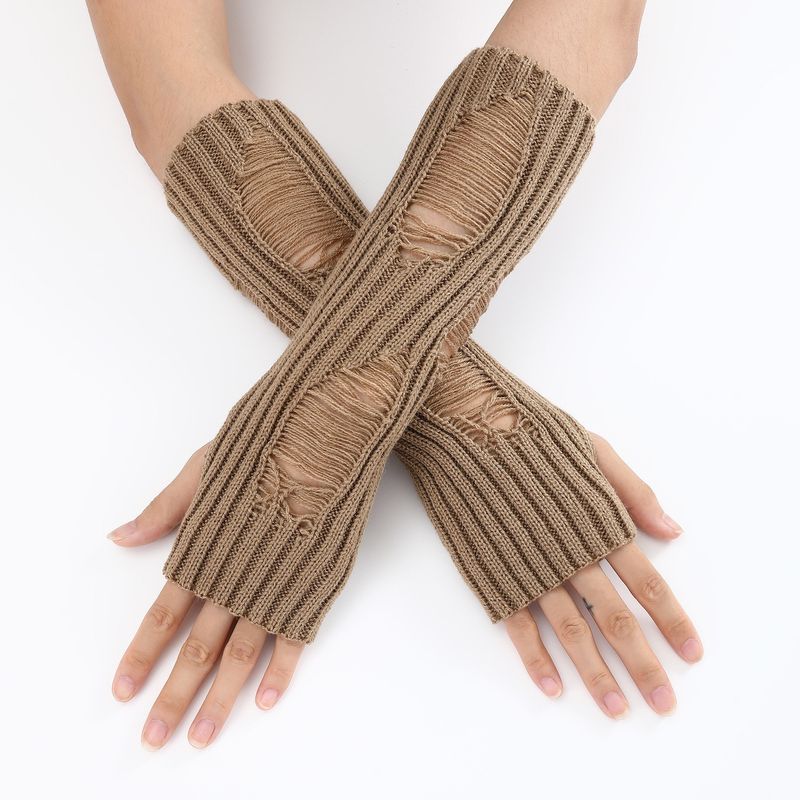 Frau Original Design Streifen Handschuhe 1 Paar