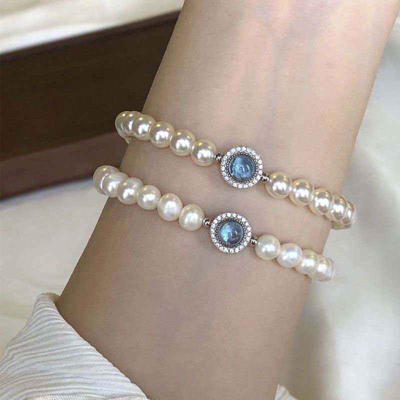 Elegant Glam Luxurious Geometric Imitation Pearl Plating Women's Bracelets