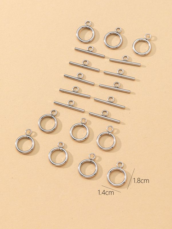 10 Pairs Stainless Steel Solid Color Casual