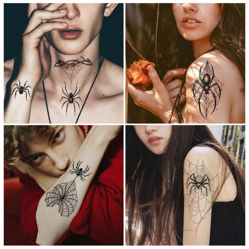 Spider Paper Tattoos & Body Art 1 Piece
