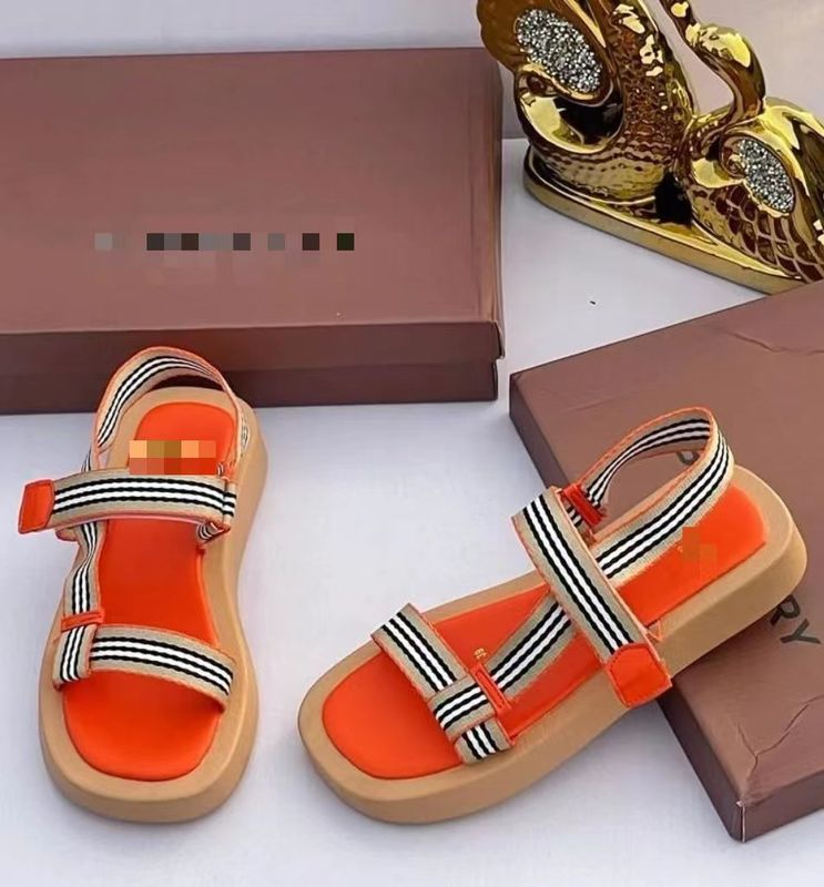 Women's Vacation Color Block Round Toe Beach Sandals