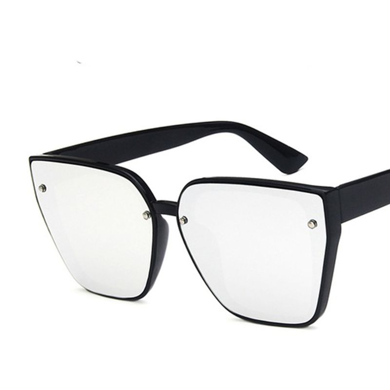 Mode Geometrisch Uv-schutz Katzenauge Vollbild Männer Sonnenbrille