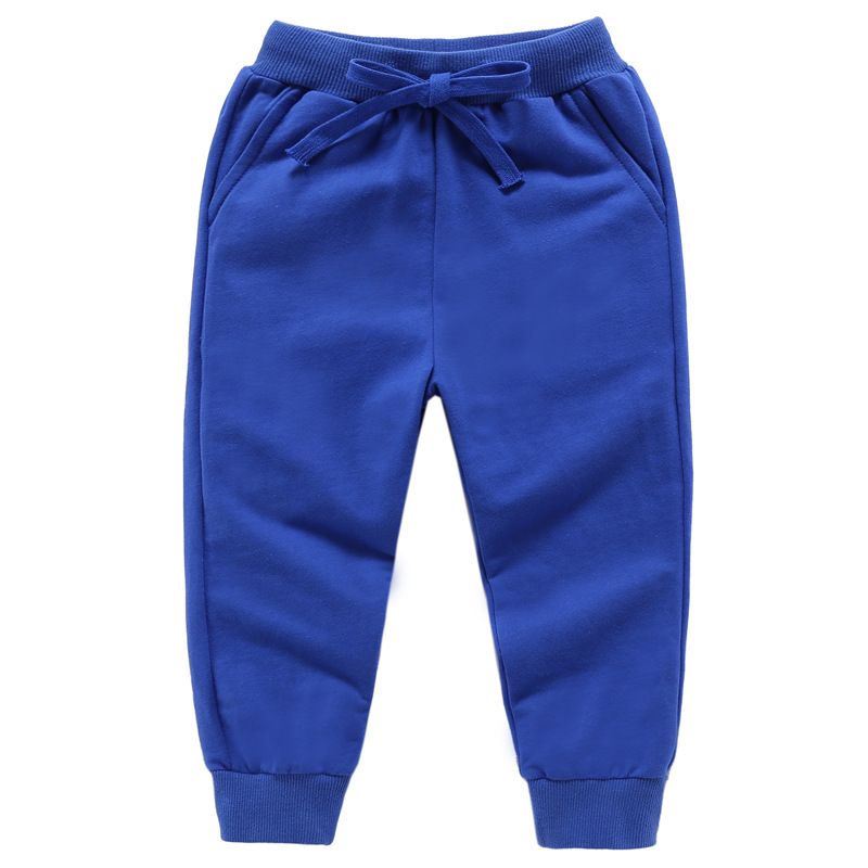 Casual Deportes Color Sólido Algodón Spandex Pantalones Para Niños