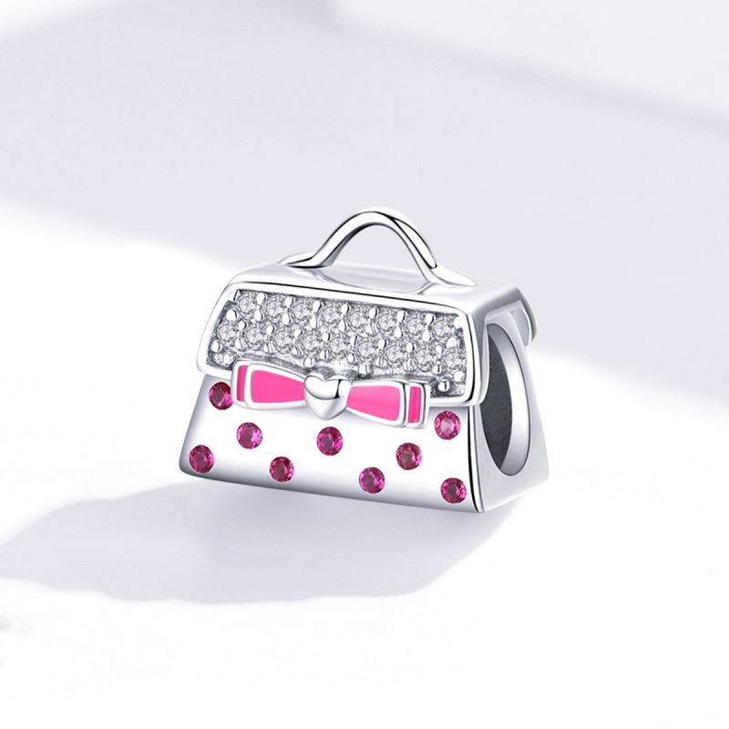 Casual Cute Bag Sterling Silver Inlay Zircon Jewelry Accessories