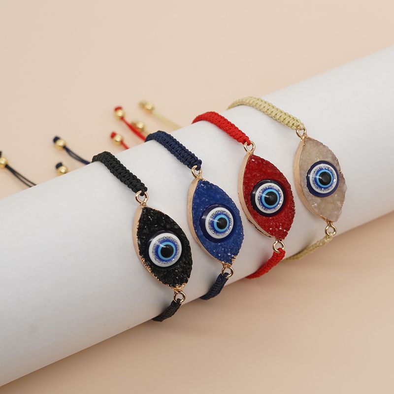 Style Ig L'oeil Du Diable Plastique Résine Fait Main Femmes Bracelets