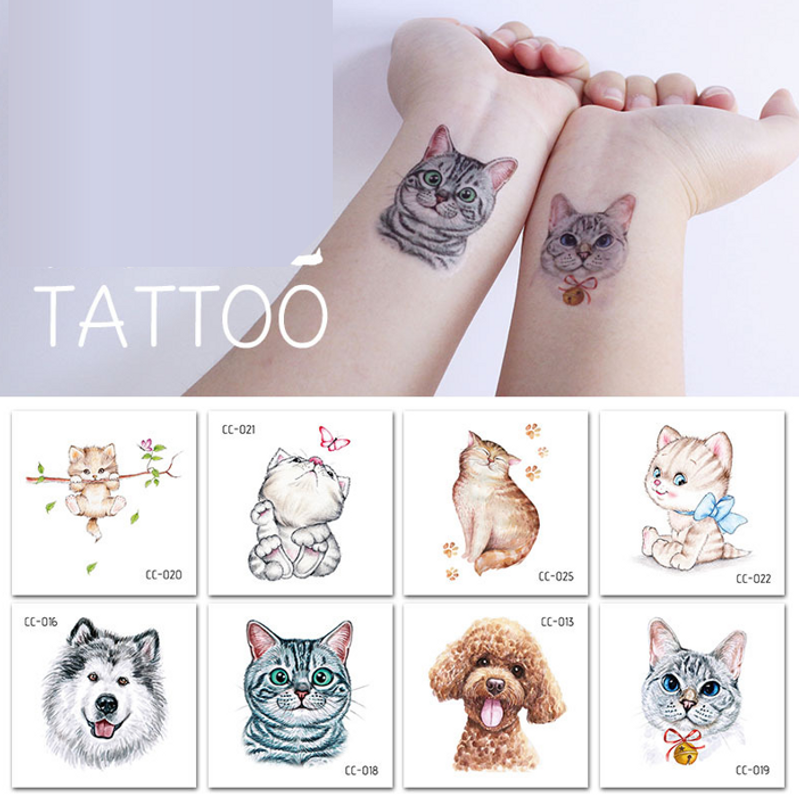 Tier Papier Tattoos & Körper Kunst 1 Stück