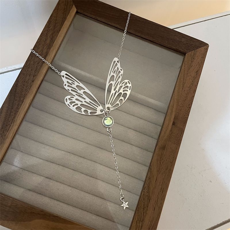 Simple Style Wings Alloy Plating Women's Pendant Necklace