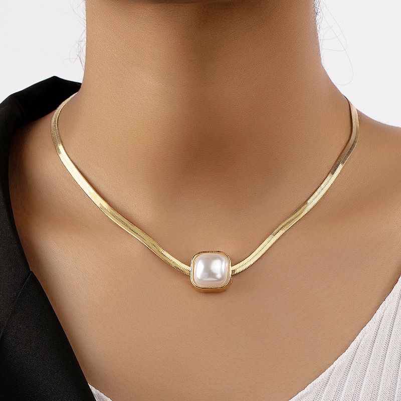 Elegant Commute Heart Shape Alloy Plastic Plating 14k Gold Plated Women's Pendant Necklace