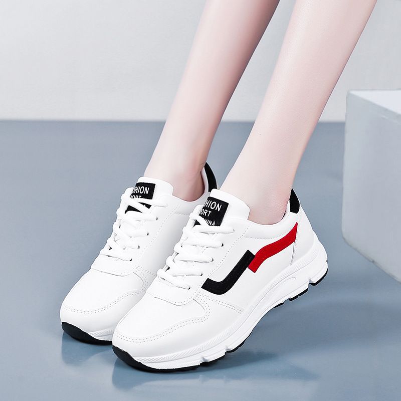 Women's Casual Solid Color Round Toe Sports Shoes