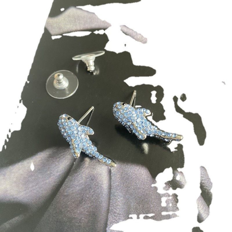 Simple Style Whale Metal Women's Earrings Necklace