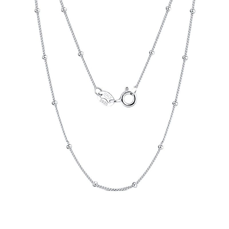 Einfacher Stil Geometrisch Sterling Silber Halskette