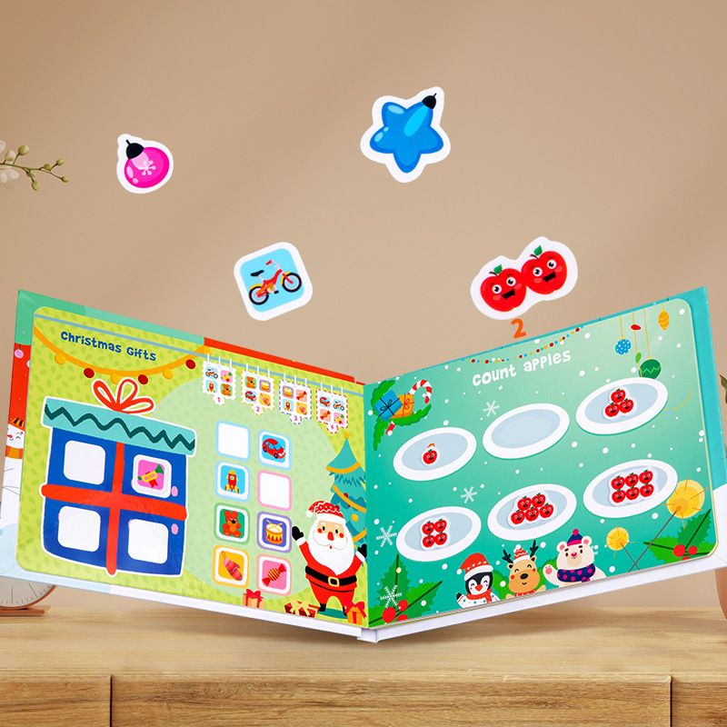 Jeux De Table Et De Sol Tout-petit (3-6 Ans) Noël Bloc De Couleur Papier Jouets