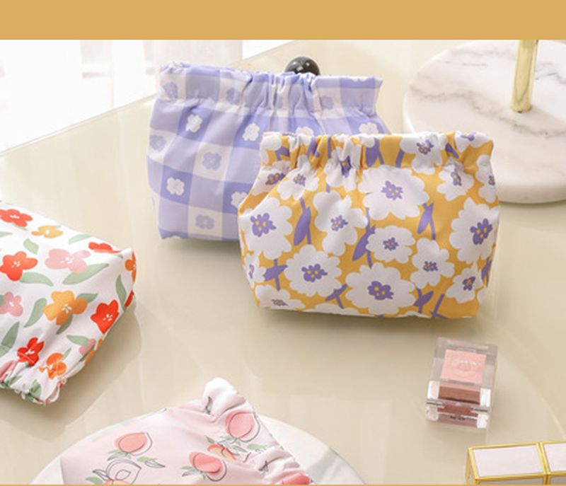 Lässig Süß Blume Oxford-stoff Aufbewahrung Tasche Kosmetiktaschen